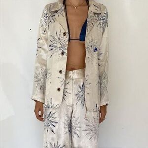 Tigra Tigra Silk Star Blazer